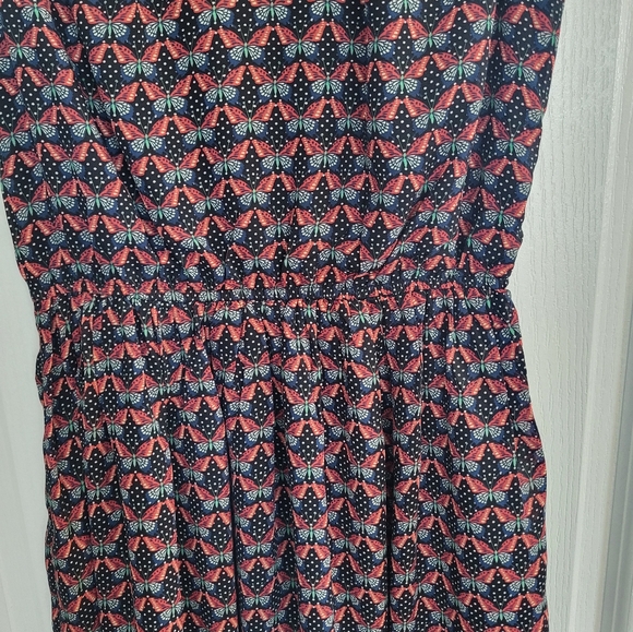 Designer Butterfly Pattern Dress - Picture 4 of 6